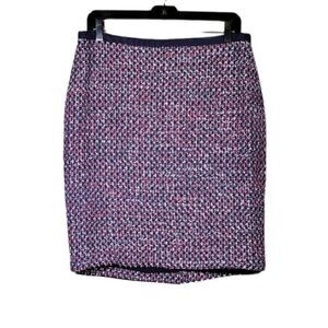 Talbots Textured Knee Length Pencil Skirt Sz 2P